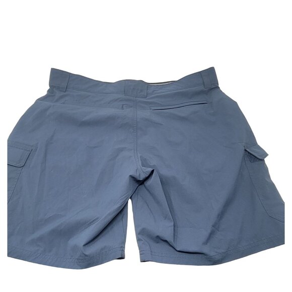 Orvis Cargo Hiking Fishing Camping Shorts Moisture‎ Wicking Polyester Blue - Picture 2 of 5